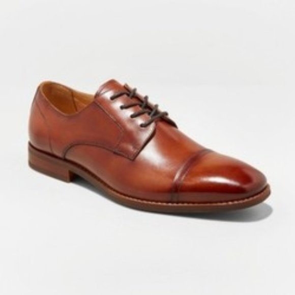 Goodfellow & Co Other - Men's Brandt Leather Cap Toe Oxford Dress Shoes